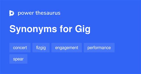 gig synonym|Gig